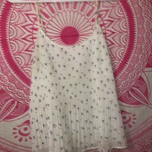 Tank top with flowers